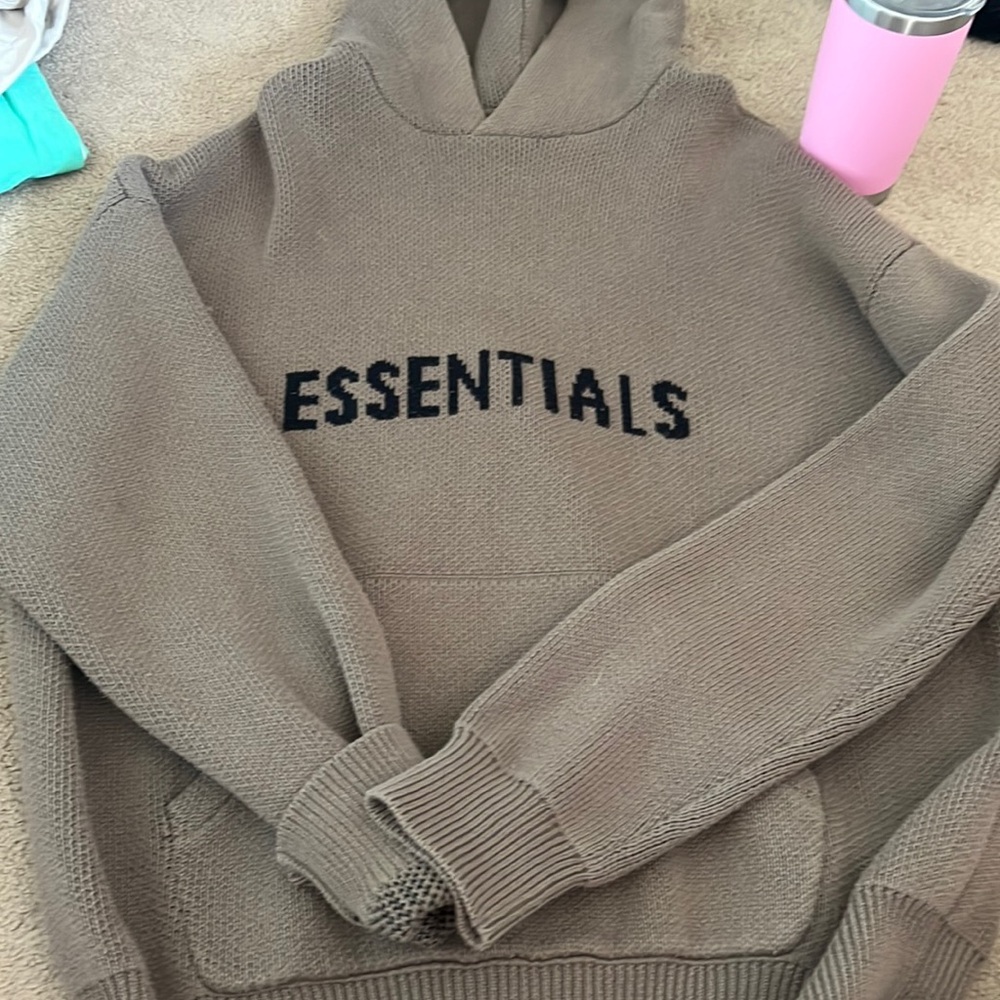 Essentials knit sweatshirt